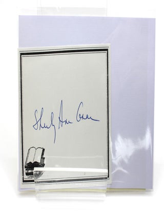 Item #120 Signed autograph bookplate. Shirley Ann Grau