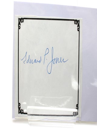 Item #126 Signed autograph bookplate. Edward P. Jones