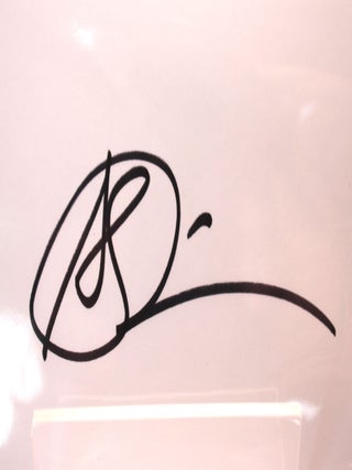 Signed autograph card