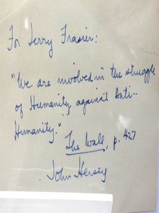 Signed autograph card