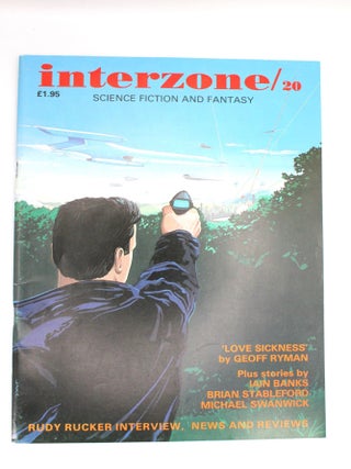 Item #263 Interzone Magazine 20, Summer 1987. Iain M. Banks, contributes