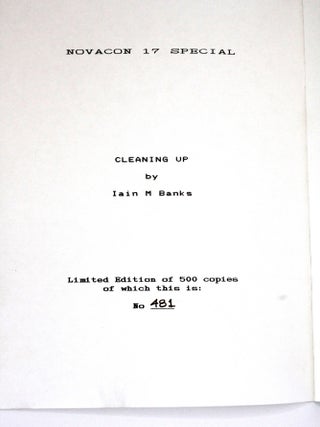 Cleaning Up